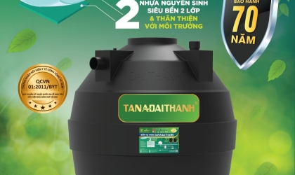 Nhà trọ nên dùng bồn tự hoại dung tích bao nhiêu?