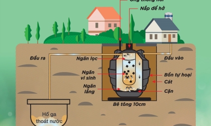 Bồn tự hoại đặt nổi hay chôn ngầm: chọn kiểu nào tối ưu?
